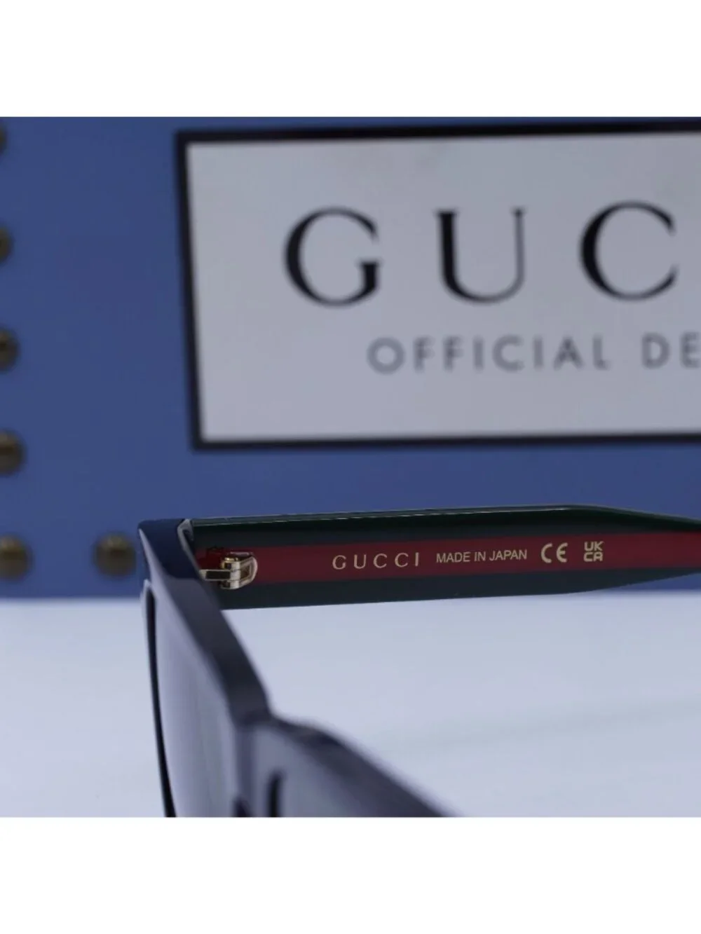 Gucci GG1869S 001 Square Sunglasses - Black / Grey